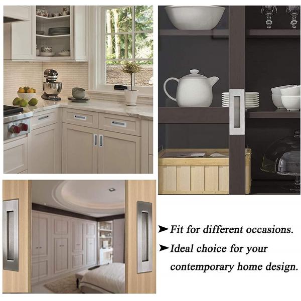 Электропластированный SS304 Свёрнутая дверная ручка