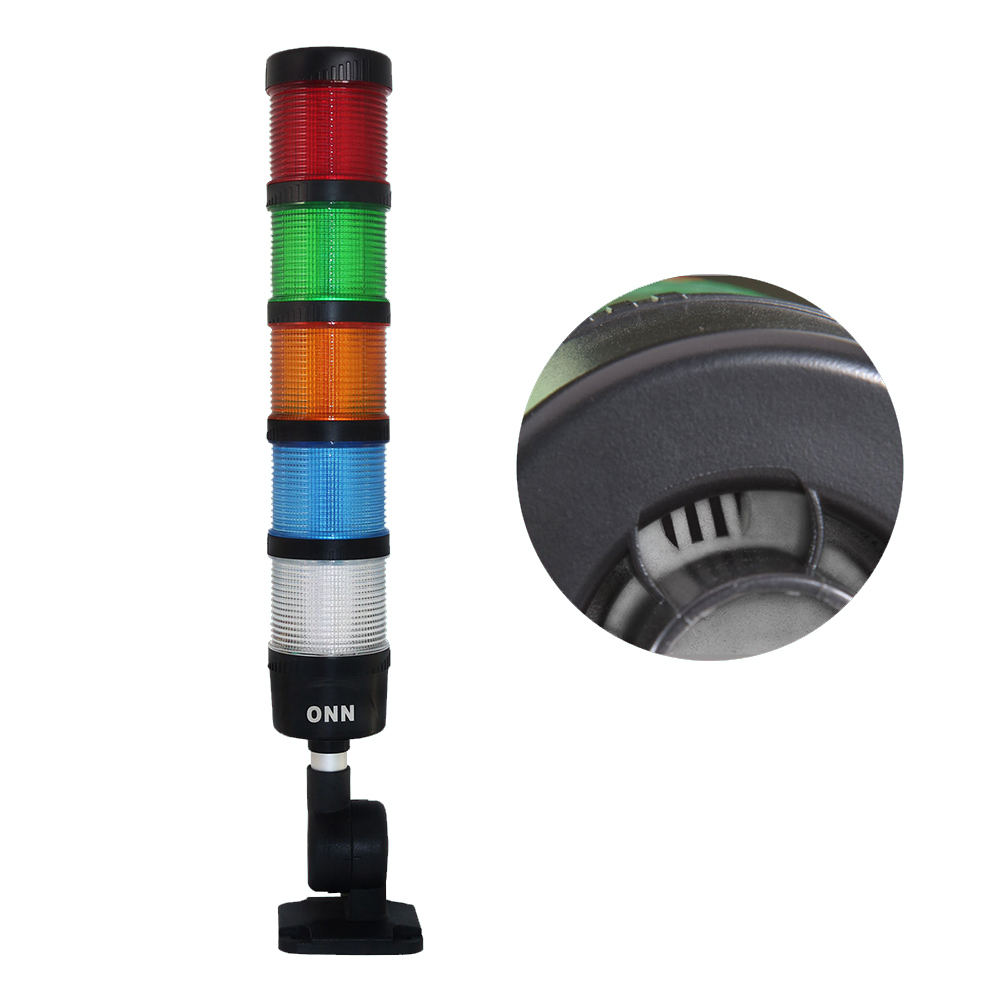 ONN-M4 Industrial Multicolor LED Signal Tower Light | Customizable RYGBW & OEM Logo