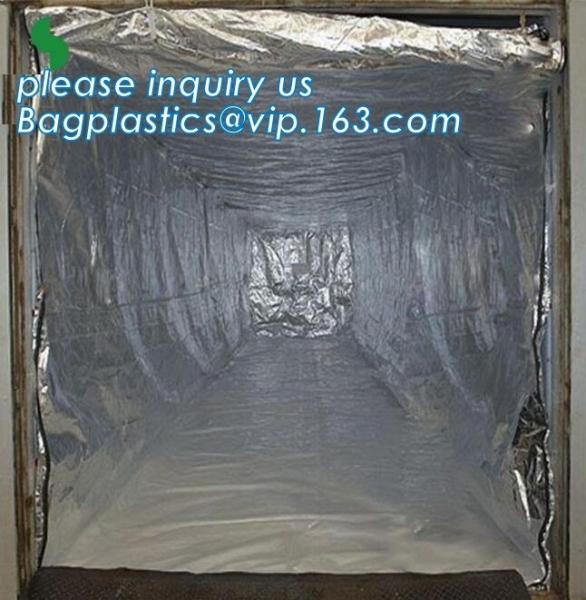 Thermal Insulated Pallet Covers, Rusable container Pallet Blankets, Radiant Barrier Foil Heat Resistance Bubble