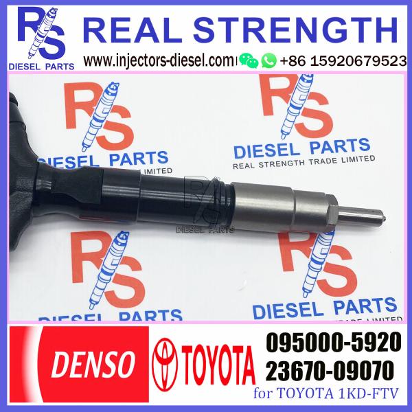 Common Rail Injector 23670-30110 095000-6180 095000-5920 for Diesel Engine 1KD-FTV