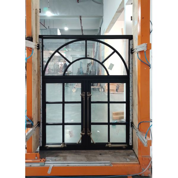 French retro style broken bridge aluminum sealed balcony window