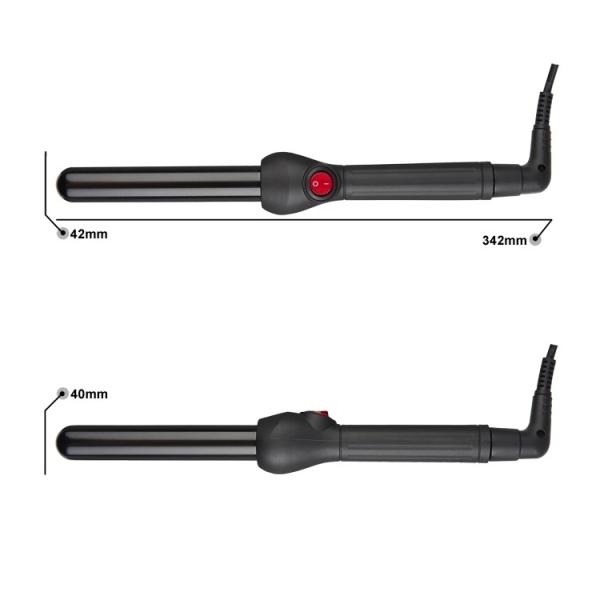 Salon LED Hair Curling Iron Aluminum Plated Curling Iron For Curly Hair