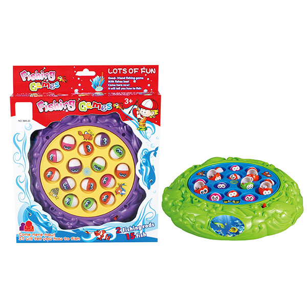 Electric Fishing Game 3 Years Children's Play Toys 42 Pcs Music Light
