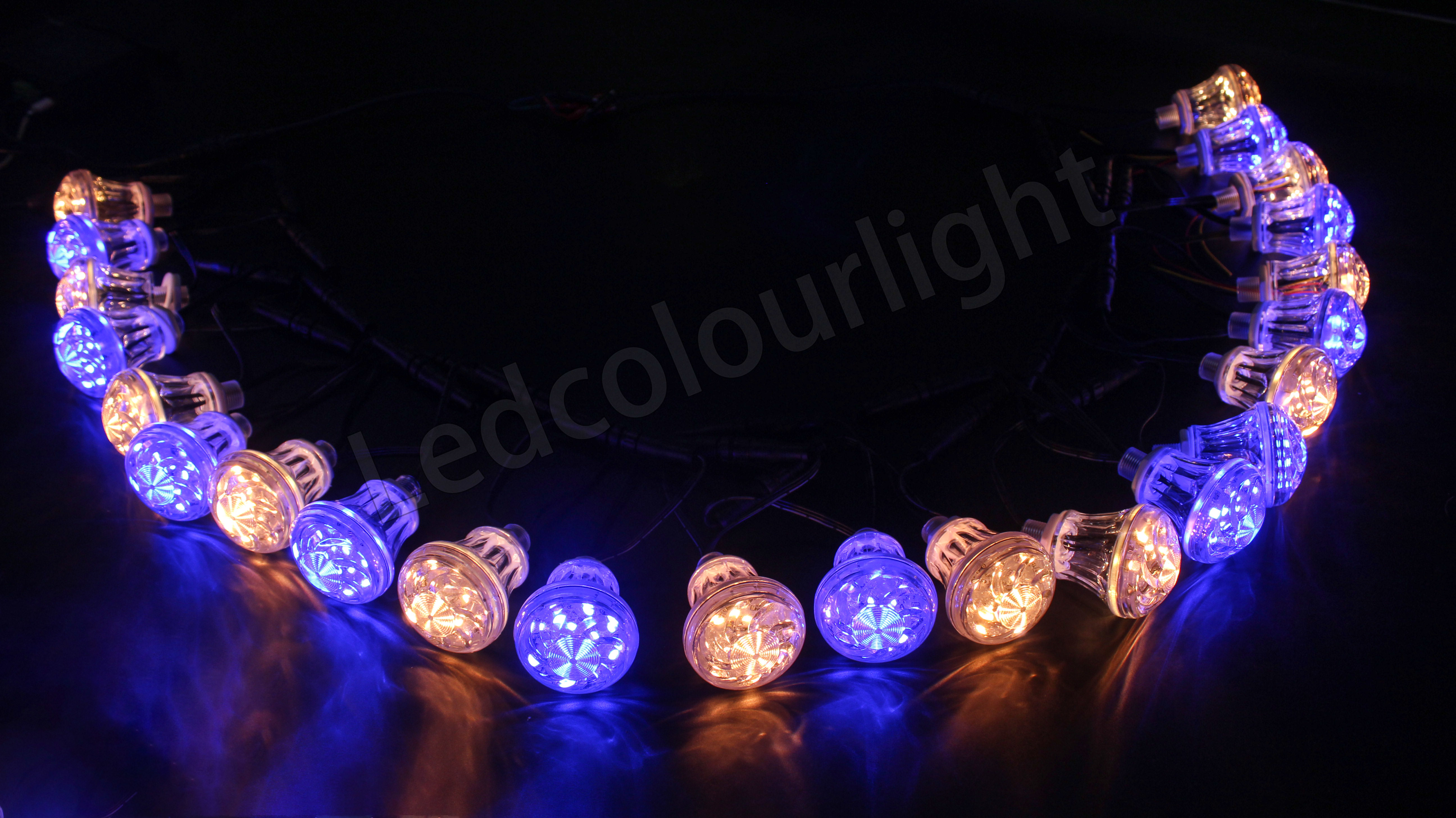 60mm LED Funfair Light DC24V RGB Lighting Pixel Point Light for Amusement Park