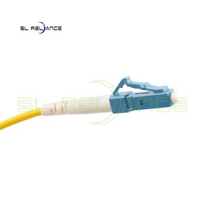 Pvc simples Lszh Lc do cabo de remendo da fibra ótica de Os2 9/125um à ligação em ponte da fibra do Lc