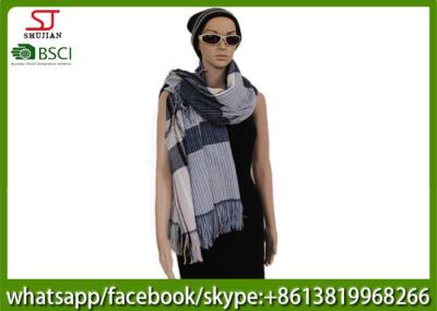 250g 180*83cm 100%Acrylic woven layers tassel  scarf  factory  keep warm fashion stripe hot sale new style poncho