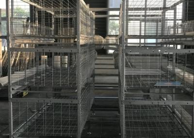 H Type  Broiler Chicken Cage 180 Birds Capacity 1200×625×480 Mm For Chicken Farm