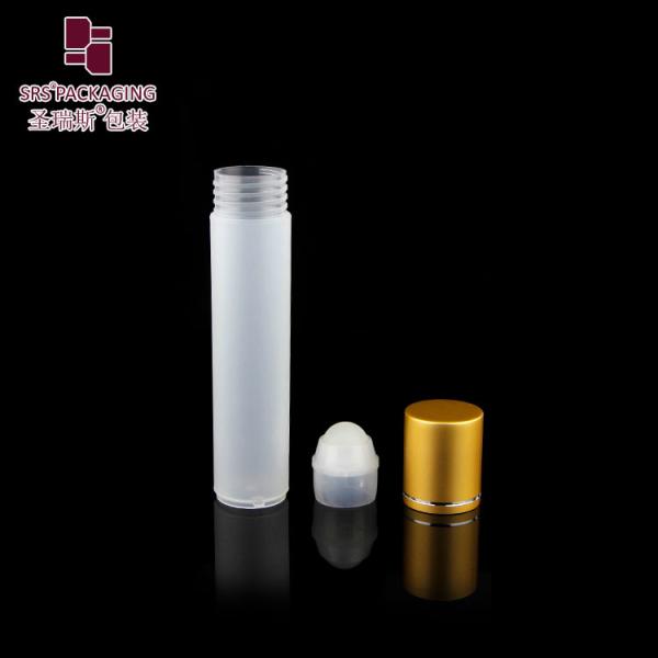 Wholesale frost round shape stock products 30ml empty roller bottle for deodorant