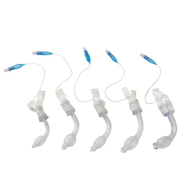 Medical Supply For Single Use Only Disposable PVC 2.0-11.0mm Tracheotomy Tube With Cuffed