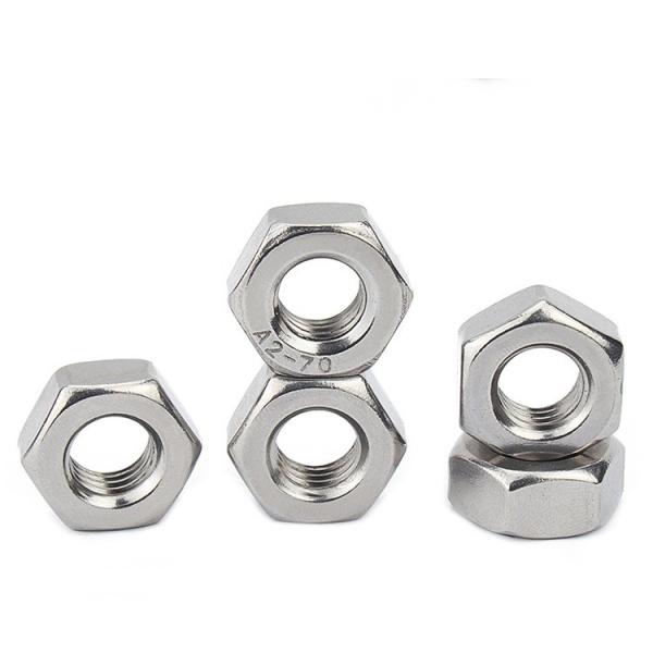 DIN 934 A2-70 Stainless Steel Hex Nuts M3 M4 M5 M6 M8 M10 Metric Measurement System