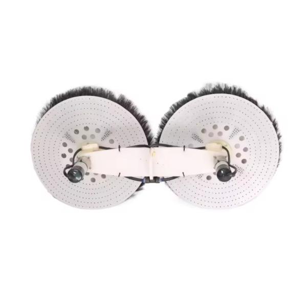 Two heads Solar panel cleaning tools glass Shine equipment dedicated cleaning rotating brush Solar cleaning robot