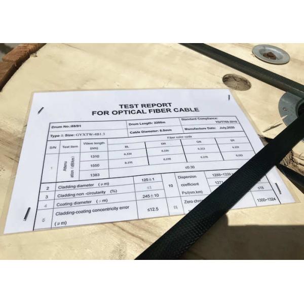 GYXTW Uni - Loose Tube Outdoor Fiber Optic Cable 1310/ 1550nm Wave Length Fiber to the home