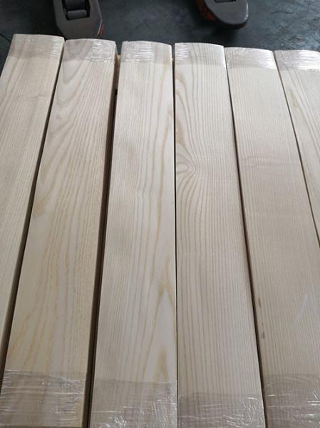 folheado de madeira Ash Rift Cut Fraxinus America branco do revestimento de 0.45mm