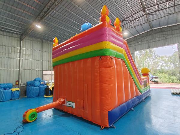 Impressão Digital Comercial Slide Seco Inflavel Slides Duplos Figuras de Cartão Para Outdoors Para Crianças