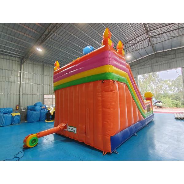 Impresión digital comercial Slides secos inflables Slides dobles Figuras de cartón para exteriores Para niños