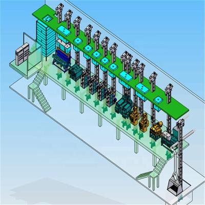 80 Tons Per Day Complete Set Rice Milling Machine Rice Mill Machine