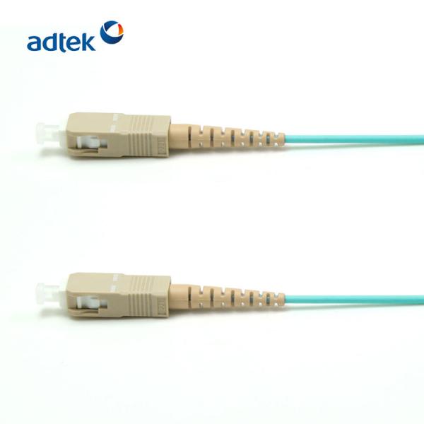 Cable Jumper Multimode Fiber Patch Cord SC/UPC-SC/UPC Simplex OM3 PVC