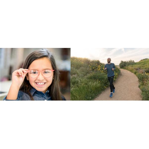 Hard Coating 1.59 Index Polycarbonate Lenses , Durable Scratch Proof Eyeglass Lenses