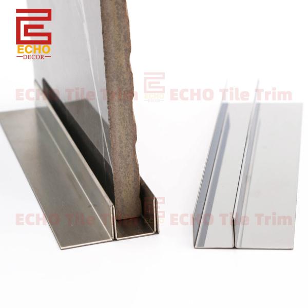 F de forma fomentante de mosaico de acero inoxidable 9-12 mm para paneles de vidrio de ducha