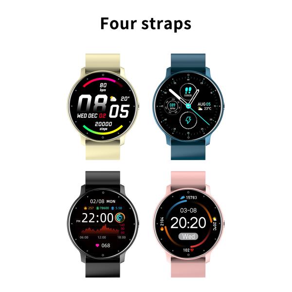 контроль сна тренировки Smartwatch касания 1.28inch IPS 240*240 полный