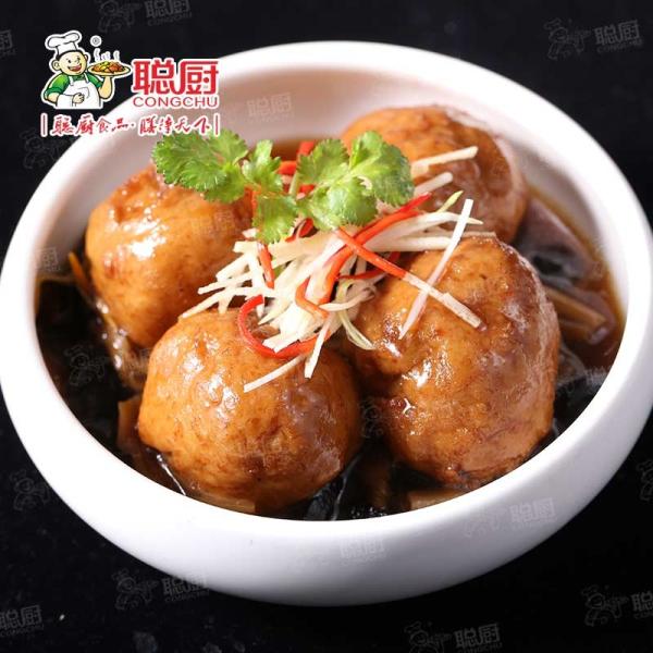 prepared Type Chinese Braised Meatballs Delicious Heat To Eat 170g