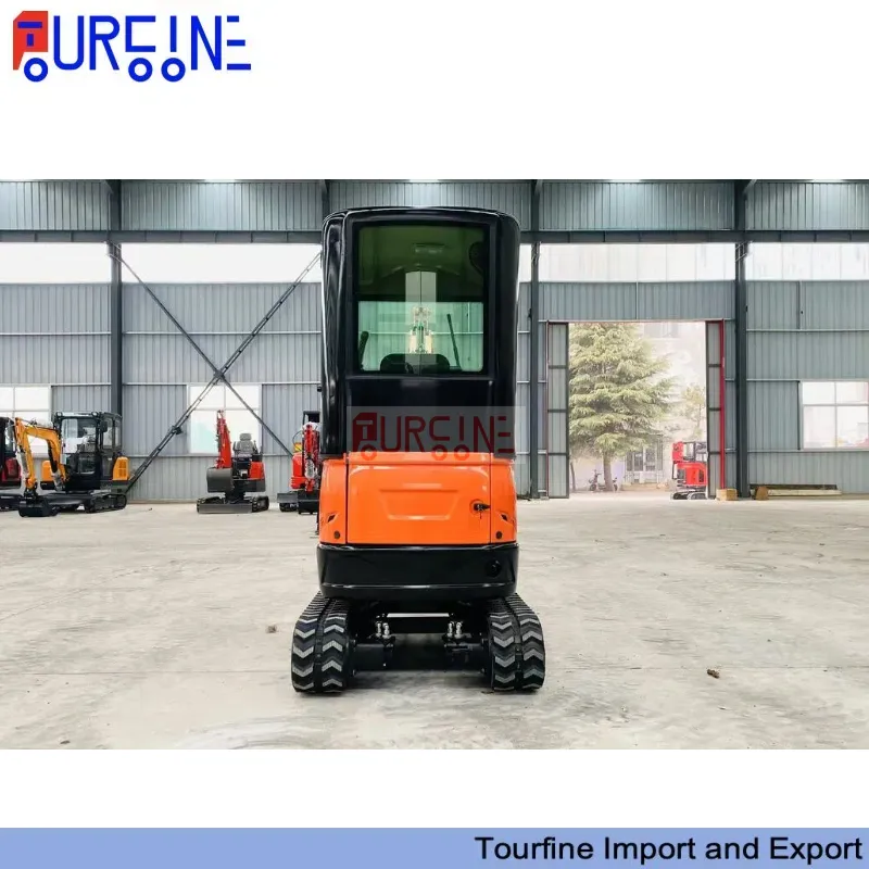 1.8 Ton 0.04CBM Crawler Mini Excavator Machine For Farming And Construction