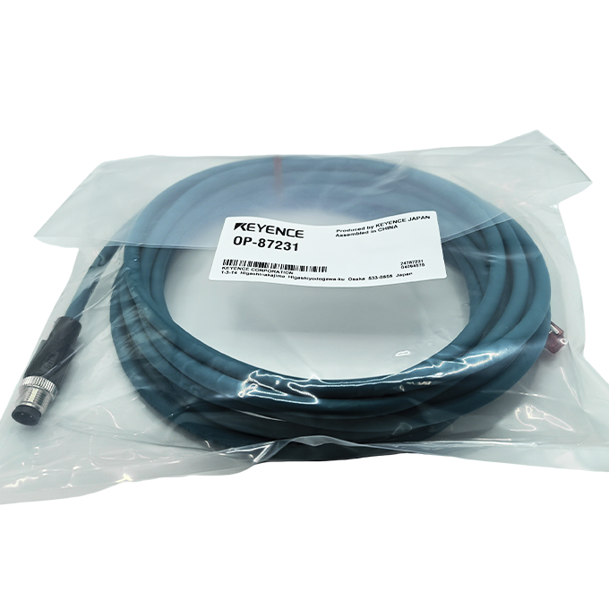 KEYENCE OP-87231 Smart Barcode Reader Standard Ethernet Cable Adapt to Industrial
