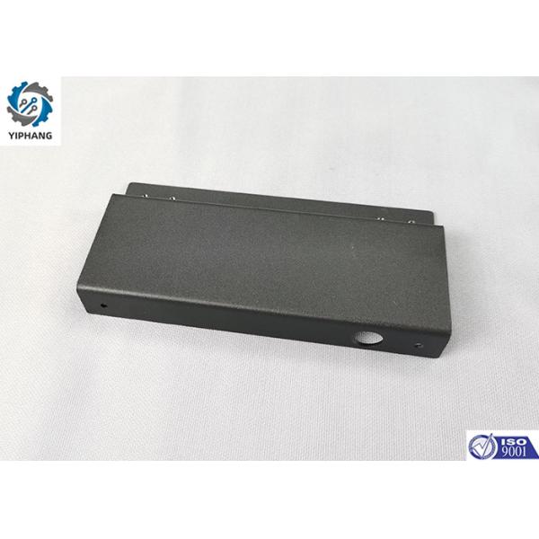 Precision Custom Sheet Metal Mounting Brackets 2mm Mild Steel Black Metal Brackets