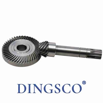 Compact Common Hypoid Gear with Spiral Steel and Engagement Structure