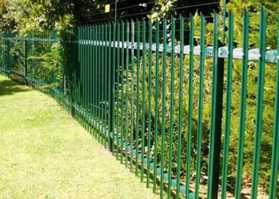 Hot Dip Galvanised Steel Palisade Fencing Easily Install With Good Rigidity