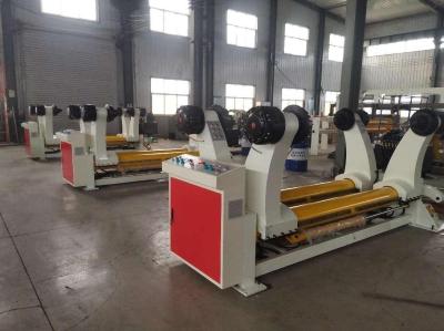 Hydraulic Shaftless Mill Roll Stand, Two Kraft Paper Reel, Hydraulic Lift-down, Hydraulic Moving