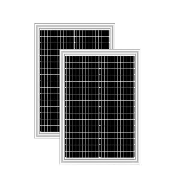 PV Module 40W Glass Solar Panel Mono Photovoltaic Monofacial Solar Panel