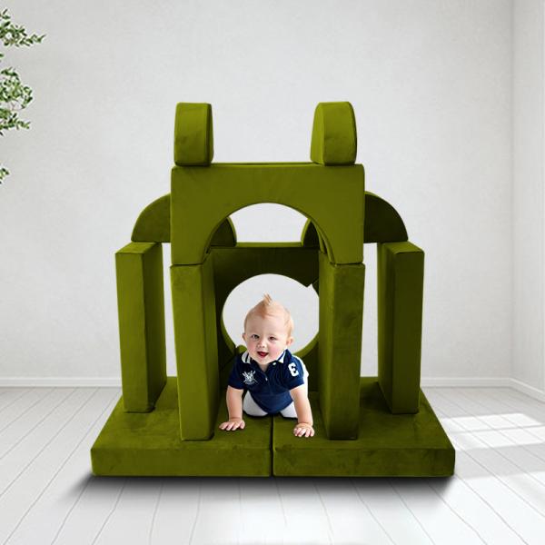 BETA 14 partes do ODM modular do OEM de Sofa Set do jogo camurça modular da espuma da micro