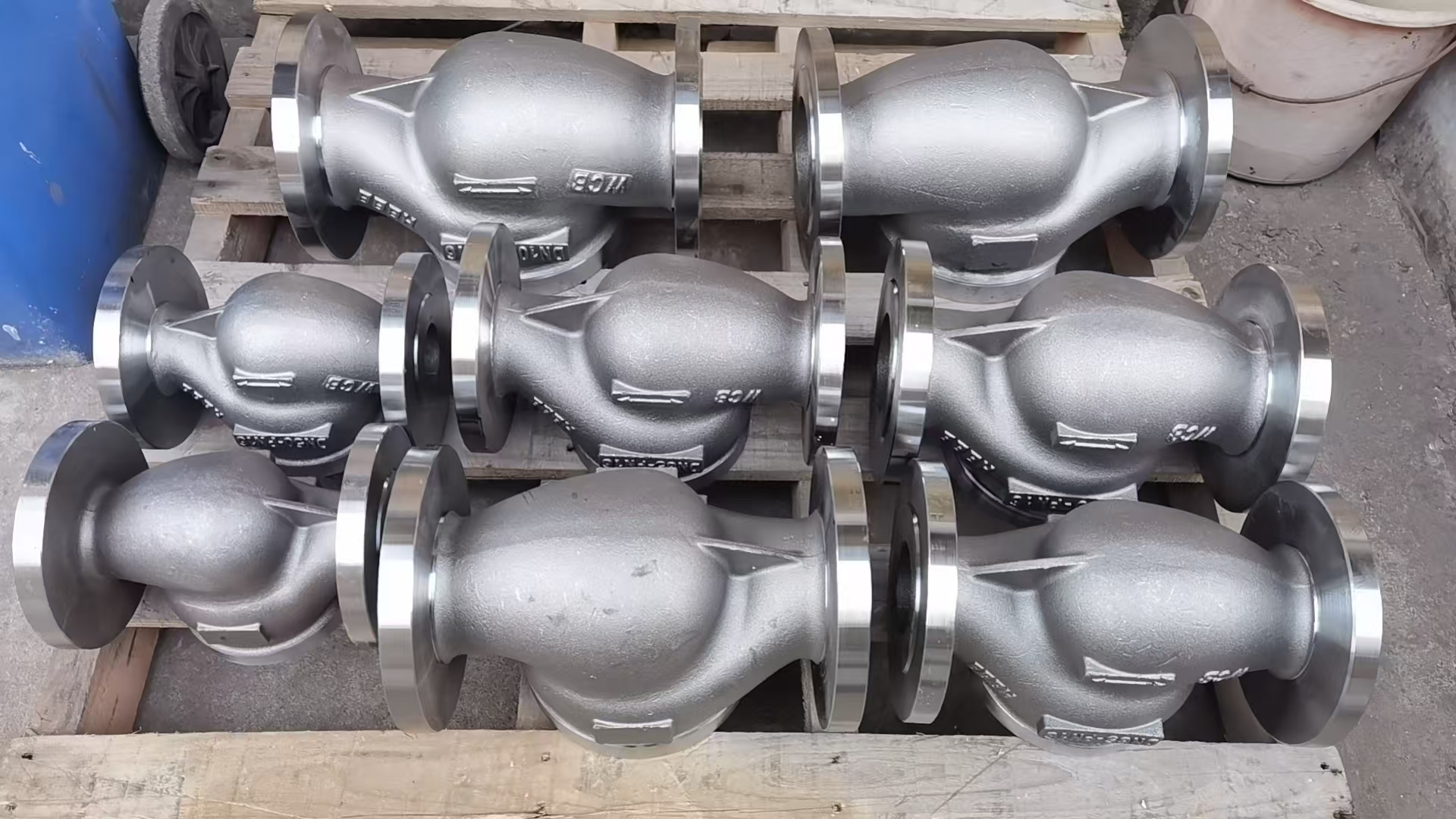 CF8 Stainless Steel Check Valve Body Casting with Anti-reflux Design for Industrial Pipelines via Sand Casting Process