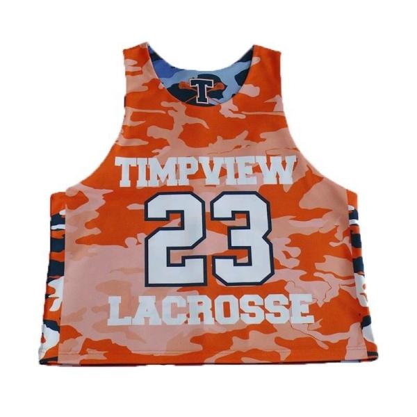 Polyester Youth Reversible Lacrosse Uniforms Washable Anti Shrink