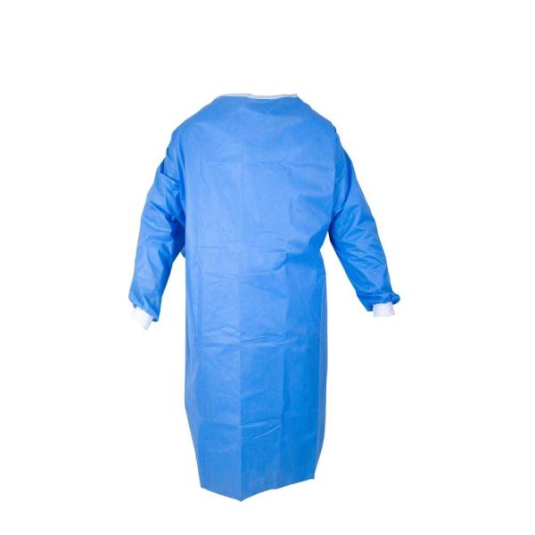 Medical Surgical 60gsm Yellow Fluid Resistant Isolation Gowns