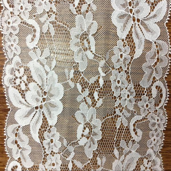 18cm 2017 New Fashion Lace Border Strench Lace Edge in Black/Ivory color