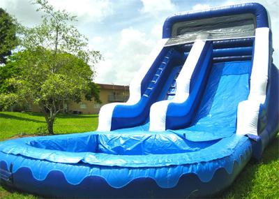A corrediça de água gigante do divertimento do quintal molhada seca povos Capactiy da dimensão da terra 8*4*5m em grandes
