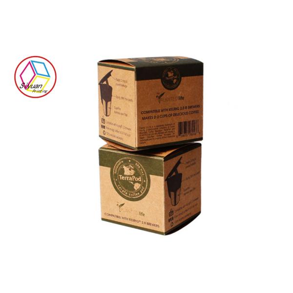 Large Brown Gift Box Recycled Material CMYK Pantone Printing OEM Service