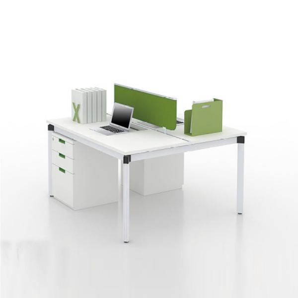 Белое дерево 2 человека офисные рабочие станции столы для удобного офиса