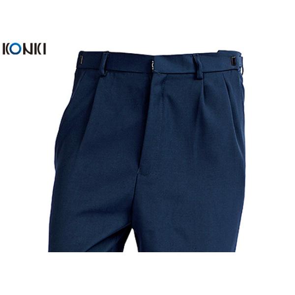 Polyester Cotton Womens / Mens Black Pants For Security Guard Clothing