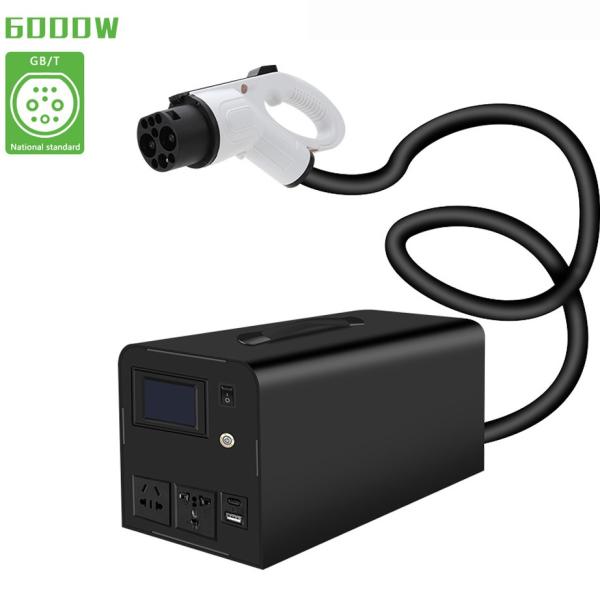5.5KW GBT Electric Vehicle DC Charger Adapter Portable Outdoor Emergency Electric Vehicle Charger