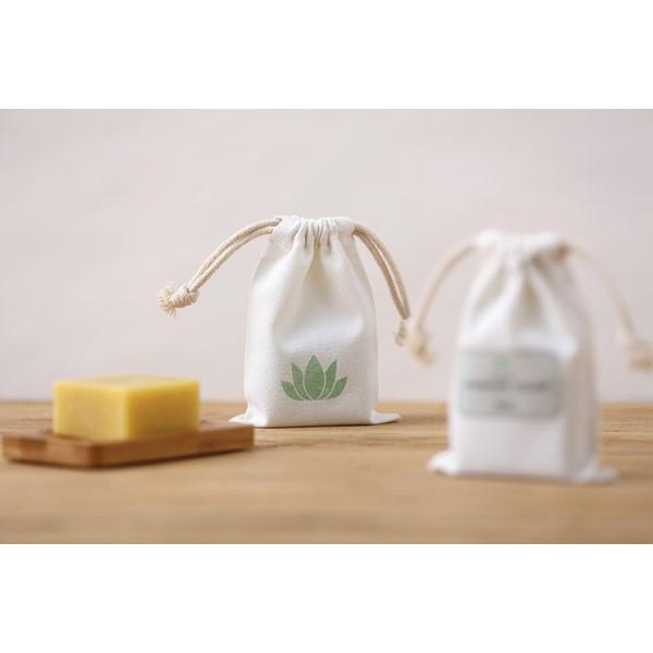 Custom printed bag Fine canvas drawstring blank pouch personalize LOGO