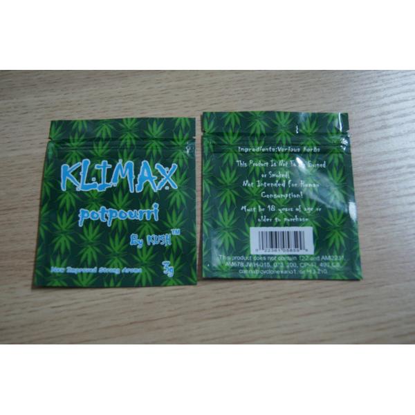 Herbal Incense Zip Plastic Bags 2.5g Pink KUSH Blend Potpourri