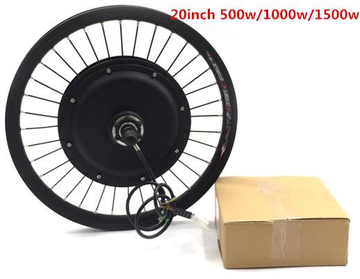 BLDC 36v 48v 1000w 20 Electric Bike Hub Motor / Bicycle Wheel Electric Motor