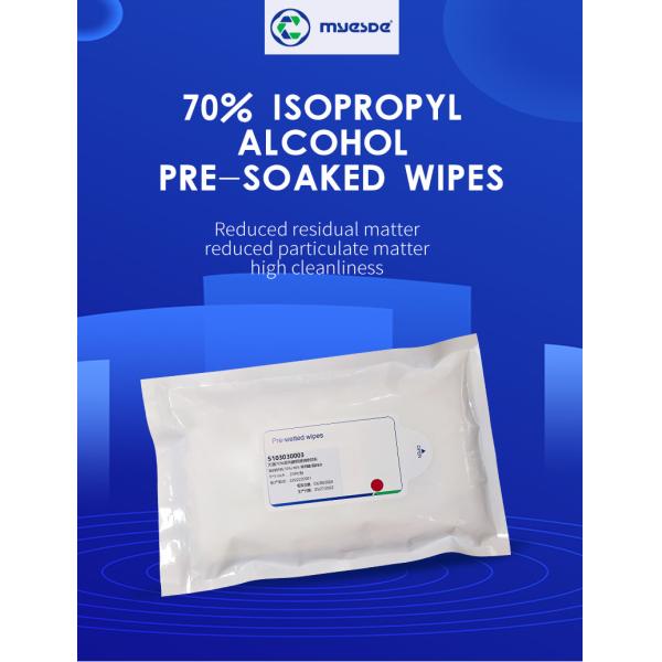 9 чистая комната IPA дюйма 70% обтирает не сплетенный стерильный очищать обтирает для промышленной пользы