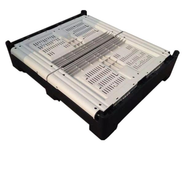 1200*1000*810mm Foldable Plastic Pallet Box Food Grade Container with 1T Dynamic Load