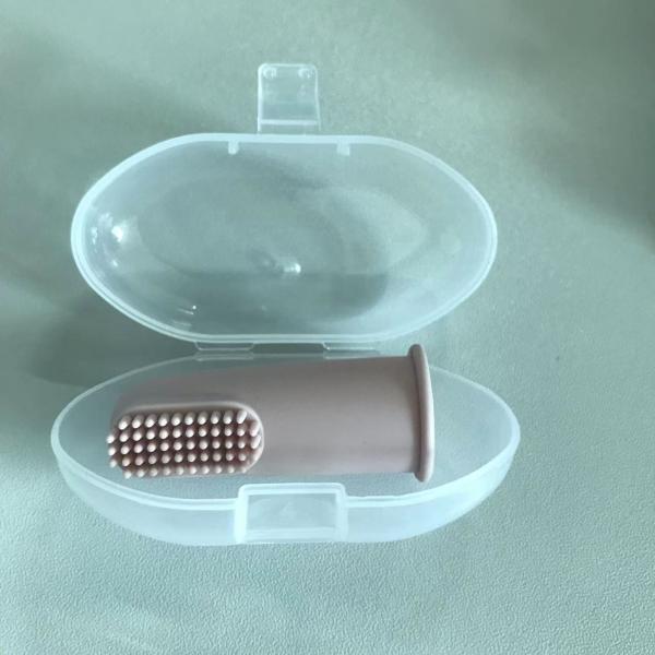 OEM ODM Infant Finger Toothbrush 360 Degree Silicone Finger Toothbrush For Newborn Babies