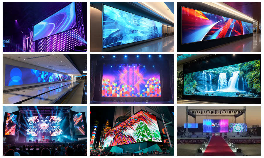 14bit Gray Scale LED Screen Hire Wall Hanging Fixed Installation