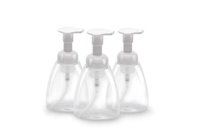 300ml transparentes esvaziam garrafas da bomba da espuma para limpadores do Facial dos champôs